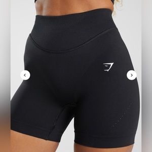 gymshark black seamless sculpt shorts (new!)